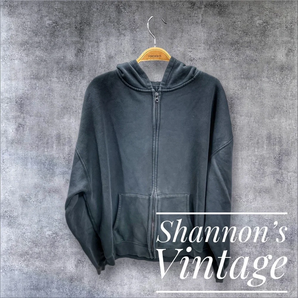 Skims Boyfriend Sz Large Oversized Full Zip Hoodie A35